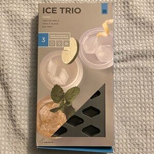 Rabbit Ice Trio Mold - Black